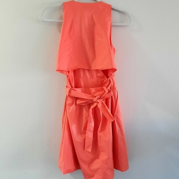 Kate Spade Saturday Open Back Cotton Wrap Dress 0 - Picture 3 of 5